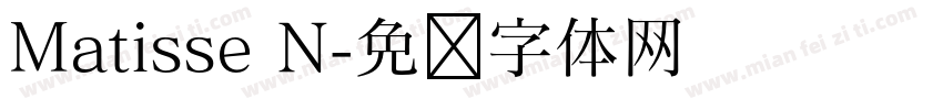 Matisse N字体转换